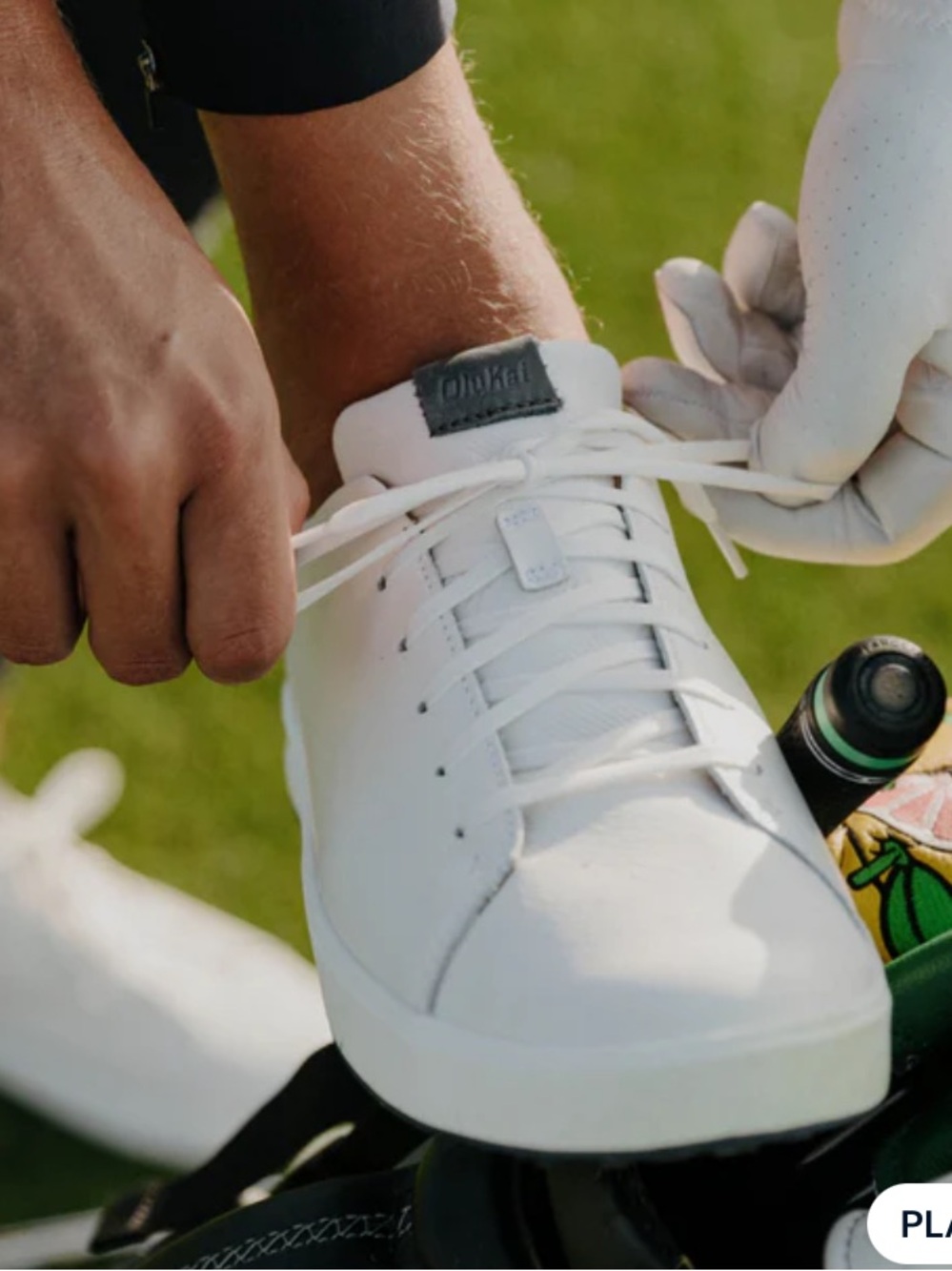 OluKai Wai‘alae Leather Golf Shoes